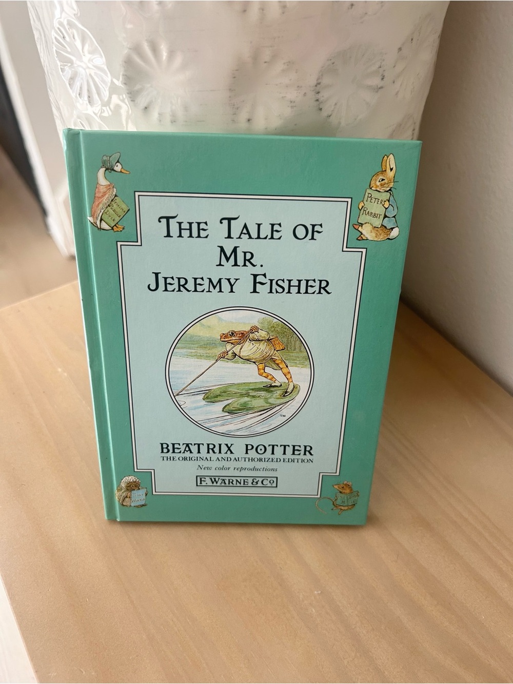 Vintage 1992 The Tale of Mr. Jeremy Fisher Beatrix Potter Hardcover Book